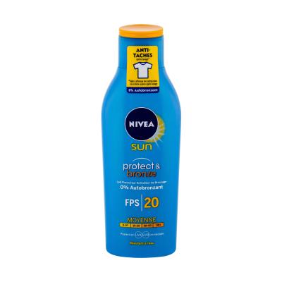 Nivea Sun Protect &amp; Bronze Sun Lotion SPF20 Preparat do opalania ciała 200 ml