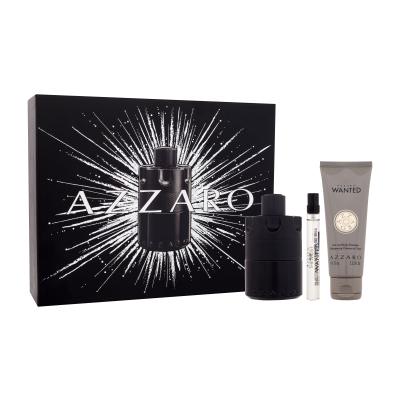 Azzaro The Most Wanted Zestaw woda perfumowana 100 ml + woda perfumowana 10 ml + szampon do włosów i ciała Wanted 75 ml