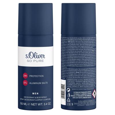 s.Oliver So Pure Dezodorant dla mężczyzn 150 ml