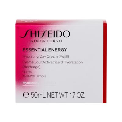 Shiseido Essential Energy Hydrating Day Cream SPF20 Krem do twarzy na dzień dla kobiet Napełnienie 50 ml