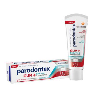 Parodontax Gum+ Breath &amp; Sensitivity Whitening Pasta do zębów 75 ml