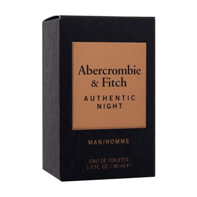 Abercrombie &amp; Fitch Authentic Night Woda toaletowa dla mężczyzn 30 ml