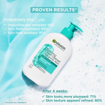 Garnier Skin Naturals Hyaluronic Aloe Soothing Cream Cleanser Krem oczyszczający dla kobiet 250 ml