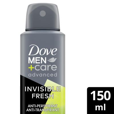 Dove Men + Care Advanced Invisible Fresh 72H Antyperspirant dla mężczyzn 150 ml