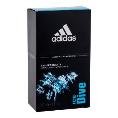 Adidas Ice Dive Woda toaletowa dla mężczyzn 50 ml Uszkodzone pudełko