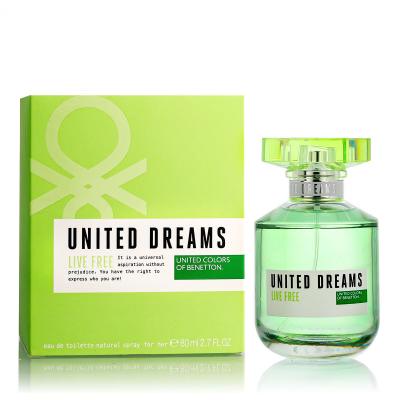 Benetton United Dreams Live Free Woda toaletowa dla kobiet 80 ml