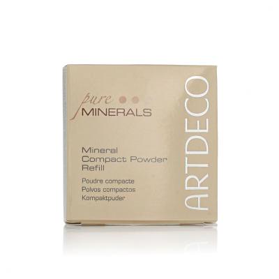 Artdeco Pure Minerals Mineral Compact Powder Puder dla kobiet Napełnienie 9 g Odcień 05 Fair Ivory