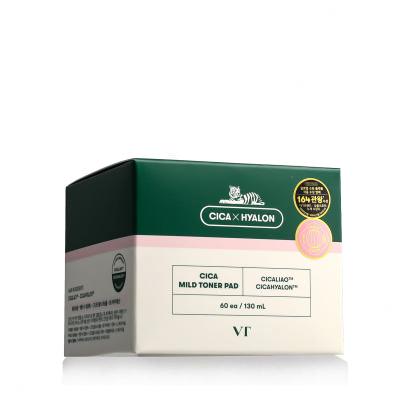 VT Cosmetics Cica Mild Toner Pad Chusteczki oczyszczające 60 szt