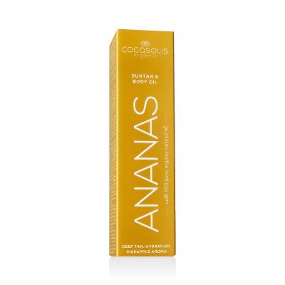 COCOSOLIS Suntan &amp; Body Oil Ananas Preparat do opalania ciała dla kobiet 110 ml