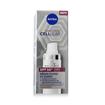 Nivea Cellular Expert Filler Daily UV Serum Fluid SPF50+ Preparat do opalania twarzy dla kobiet 30 ml
