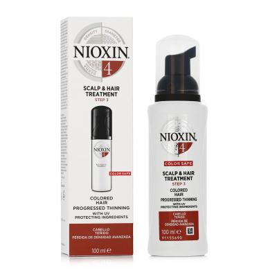 Nioxin System 4 Color Safe Scalp &amp; Hair Treatment Pielęgnacja bez spłukiwania dla kobiet 100 ml
