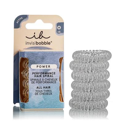 Invisibobble Power Performance Hair Spiral Gumka do włosów dla kobiet Odcień Crystal Clear Zestaw