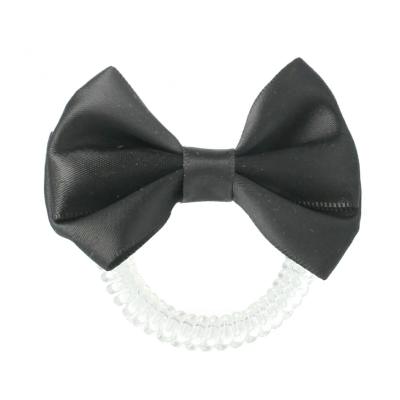 Invisibobble Bowtique Spiral Hair Ring Gumka do włosów dla kobiet 1 szt Odcień True Black