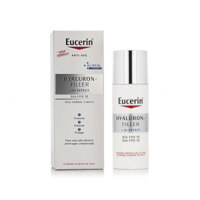 Eucerin Hyaluron-Filler + 3x Effect Day Cream SPF15 Krem do twarzy na dzień dla kobiet 50 ml