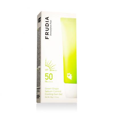 Frudia Green Grape Sebum Control Cooling Sun Gel SPF50+ Preparat do opalania twarzy 50 g