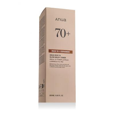 Anua Rice + Ceramide 70% Glow Milky Toner Wody i spreje do twarzy 250 ml