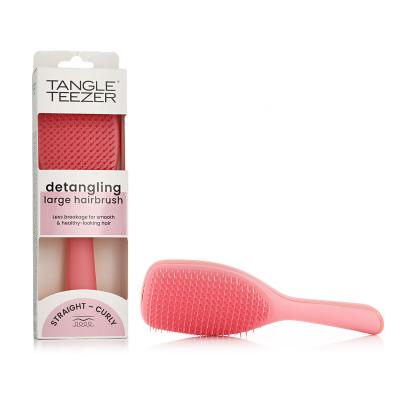Tangle Teezer Wet Detangler Large Szczotka do włosów dla kobiet 1 szt Odcień Salmon Pink