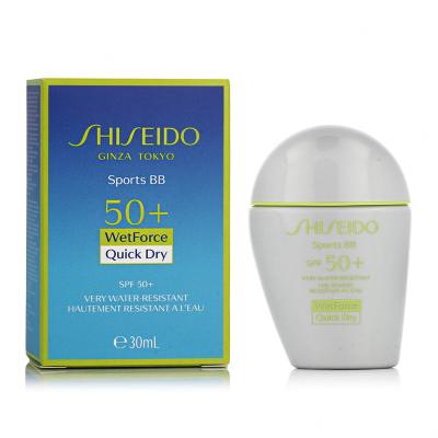 Shiseido Sports BB WetForce SPF50+ Krem BB dla kobiet 30 ml Odcień Very Dark