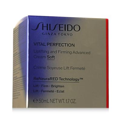 Shiseido Vital Perfection Uplifting &amp; Firming Advanced Cream Soft Krem do twarzy na dzień dla kobiet 50 ml