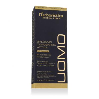 L&#039;Erboristica Uomo Active After Shave Balm Balsam po goleniu dla mężczyzn 100 ml