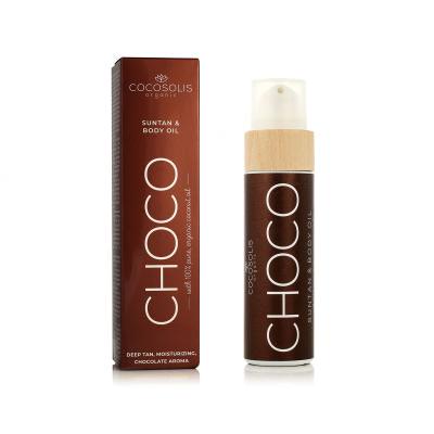 COCOSOLIS Suntan &amp; Body Oil Choco Preparat do opalania ciała dla kobiet 110 ml