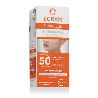 Ecran Sunnique Anti-Dark Spots Protective Fluid SPF50+ Preparat do opalania twarzy 50 ml