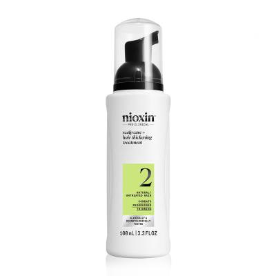 Nioxin System 2 Scalp Care + Hair Thickening Treatment Pielęgnacja bez spłukiwania dla kobiet 100 ml