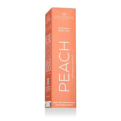 COCOSOLIS Suntan &amp; Body Oil Peach Preparat do opalania ciała dla kobiet 100 ml