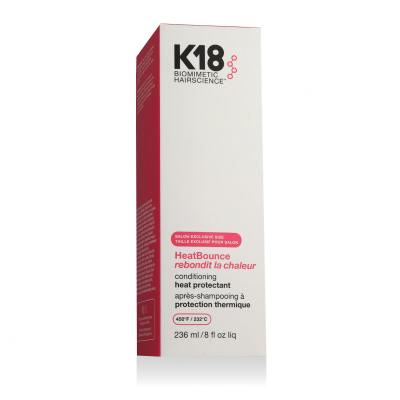 K18 HeatBounce Conditioning Heat Protectant Stylizacja włosów na gorąco dla kobiet 236 ml