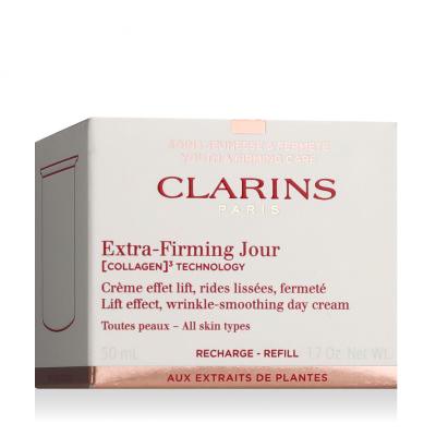 Clarins Extra-Firming Jour Lift Effect, Wrinkle Smoothing Day Cream Krem do twarzy na dzień dla kobiet Napełnienie 50 ml