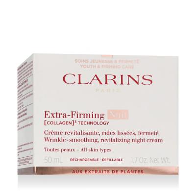 Clarins Extra-Firming Nuit Wrinkle Smoothing Revitalizing Night Cream Krem na noc dla kobiet Do napełnienia 50 ml