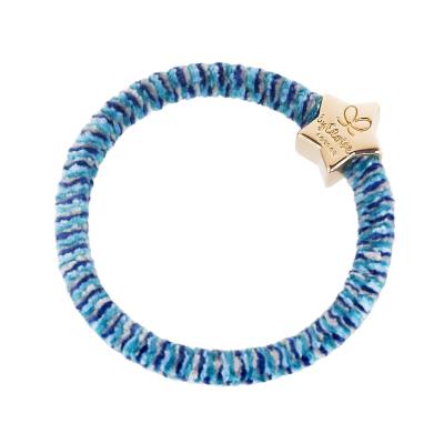 By Eloise London Velvet Gold Star Gumka do włosów 1 szt Odcień Indigo