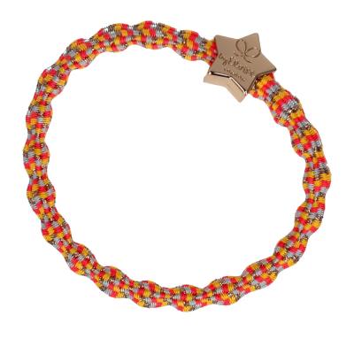 By Eloise London Metallic Gold Star Gumka do włosów dla kobiet 1 szt Odcień Tropicana