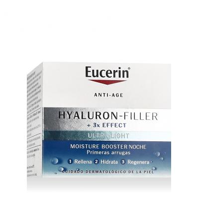 Eucerin Hyaluron-Filler + 3x Effect Moisture Booster Night Krem na noc dla kobiet 50 ml