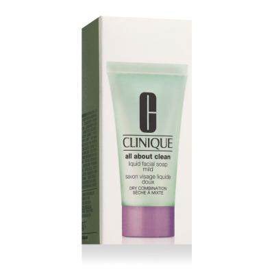 Clinique All About Clean Liquid Facial Soap Mild Mydło do twarzy dla kobiet 30 ml