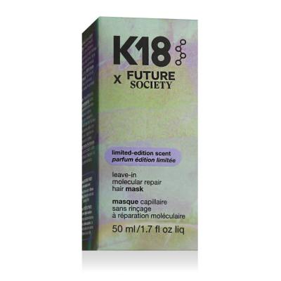 K18 x Future Society Leave-In Molecular Repair Hair Mask Maska do włosów dla kobiet 50 ml