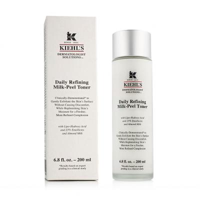 Kiehl´s Dermatologist Solutions Daily Refining Milk-Peel Toner Wody i spreje do twarzy dla kobiet 200 ml