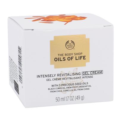 The Body Shop Oils Of Life Intensely Revitalising Gel Cream Żel do twarzy dla kobiet 50 ml