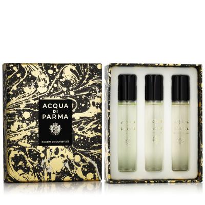 Acqua di Parma Holiday Discovery Set Zestaw EDP Yuzu 12 ml + EDP Osmanthus 12 ml + EDP Lily Of The Valley 12 ml