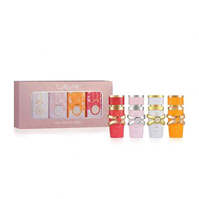 Lattafa Yara Collection Zestaw EDP Yara 5 ml + EDP Yara Candy 5 ml + EDP Yara Moi 5 ml + EDP Yara Tous 5 ml