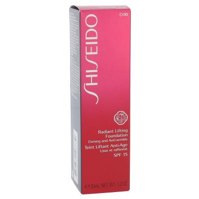 Shiseido Radiant Lifting Foundation SPF15 Podkład dla kobiet 30 ml Odcień O00 Very Light Ochre