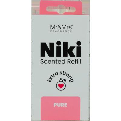 Mr&amp;Mrs Fragrance Niki Refill Pure Zapach samochodowy Napełnienie 1 szt