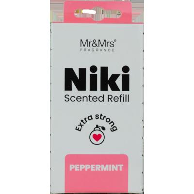 Mr&amp;Mrs Fragrance Niki Refill Peppermint Zapach samochodowy Napełnienie 1 szt