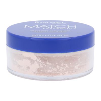 Rimmel London Match Perfection Puder dla kobiet 10 g Odcień 001 Transparent