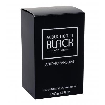 Antonio Banderas Seduction in Black Woda toaletowa dla mężczyzn 50 ml Uszkodzone pudełko