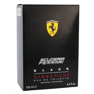 Ferrari Scuderia Ferrari Black Signature Woda toaletowa dla mężczyzn 125 ml Uszkodzone pudełko