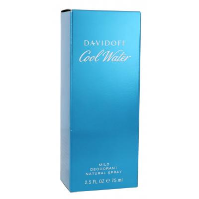 Davidoff Cool Water Dezodorant dla mężczyzn 75 ml Uszkodzone pudełko
