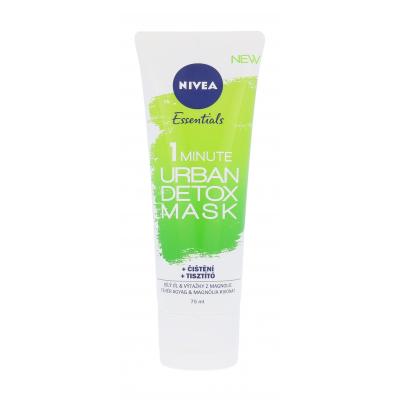 Nivea Essentials 1 Minute Urban Detox Mask Maseczka do twarzy dla kobiet 75 ml