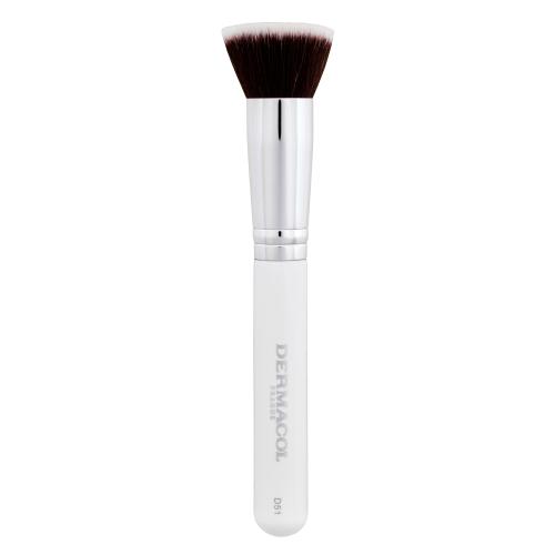 Dermacol Accessories Master Brush by PetraLovelyHair pędzel do nakładania podkładu w płynie D51 Silver 1 szt.