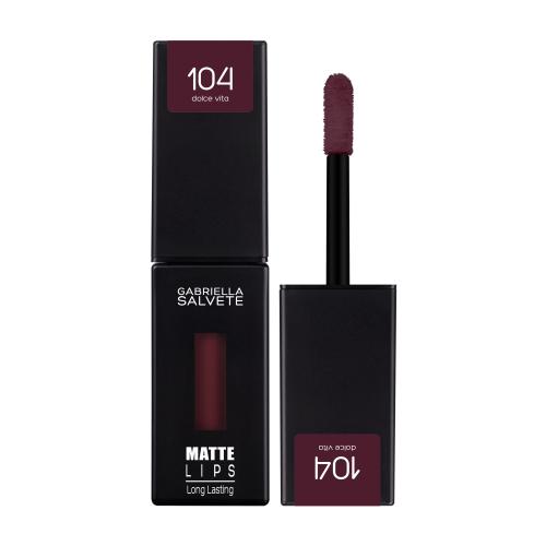 Gabriella Salvete Matte Lips 4,5 ml pomadka dla kobiet 104 Dolce Vita